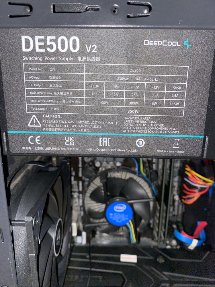 Блок живлення на 350W Deep Cool DE500 v2