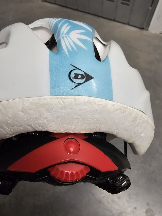 Kask Dunlop dla dzieci XS Biało-niebieski