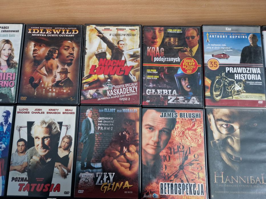 Filmy na dvd od 3 zł za sztukę