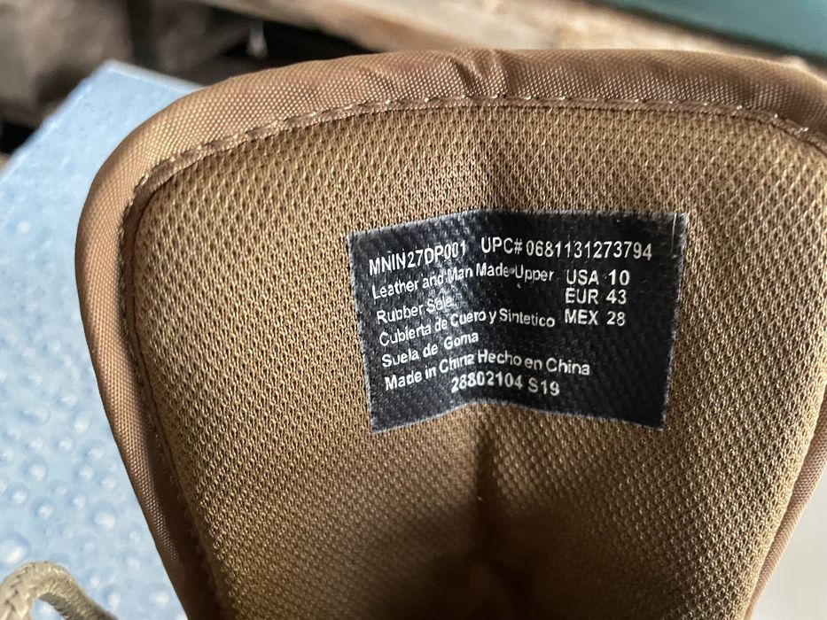 Botas da tropa - deserto