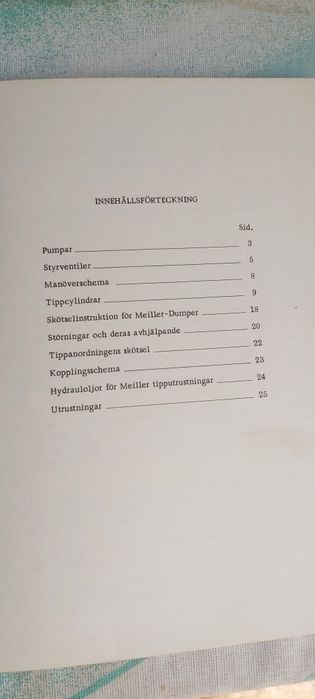 Livro "HYDRAULISK TIPPUTRUSTNING" da SCANIA-VABIS 50/60 (Raridade)