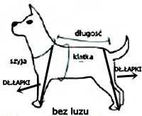 derka ubranko dla psa buldożek ,mops ,york na miare