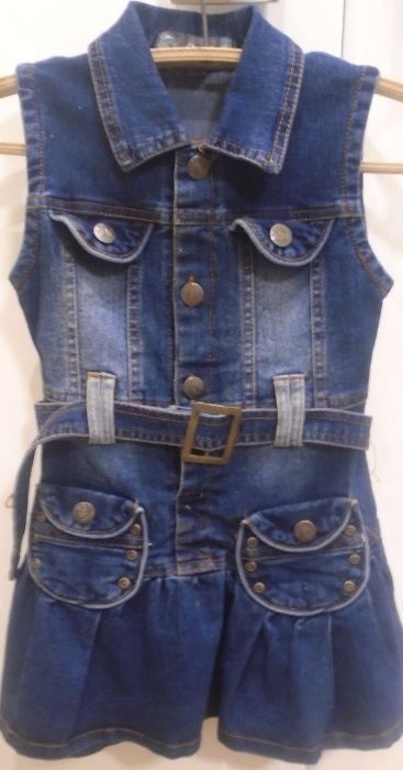 джинсовый сарафан