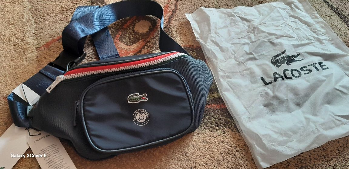 Nerka.Saszetka.Biodrówka.Torba.Firma Lacoste.Męska.ORYGINALNA.!!