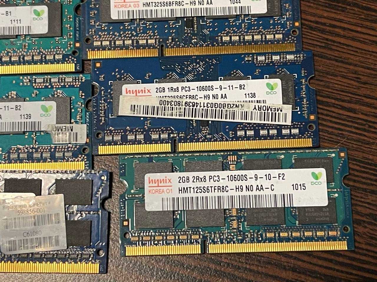 Оперативная  Память для ноутбуков SK hynix 2 GB SODIMM DDR3
