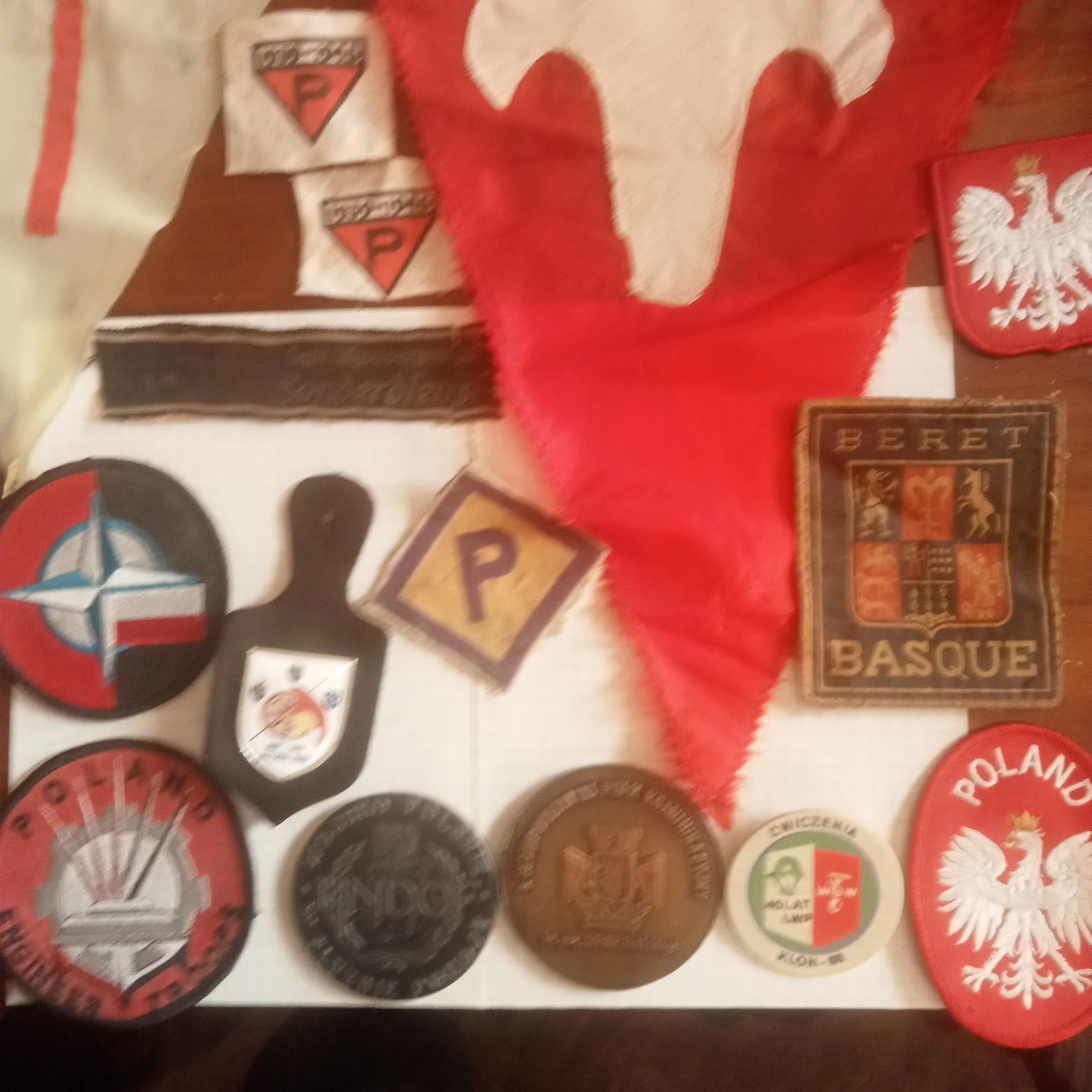 Odznaka medal order naszywka Sonderdienst Pole Oświęcim Pawiak i WP