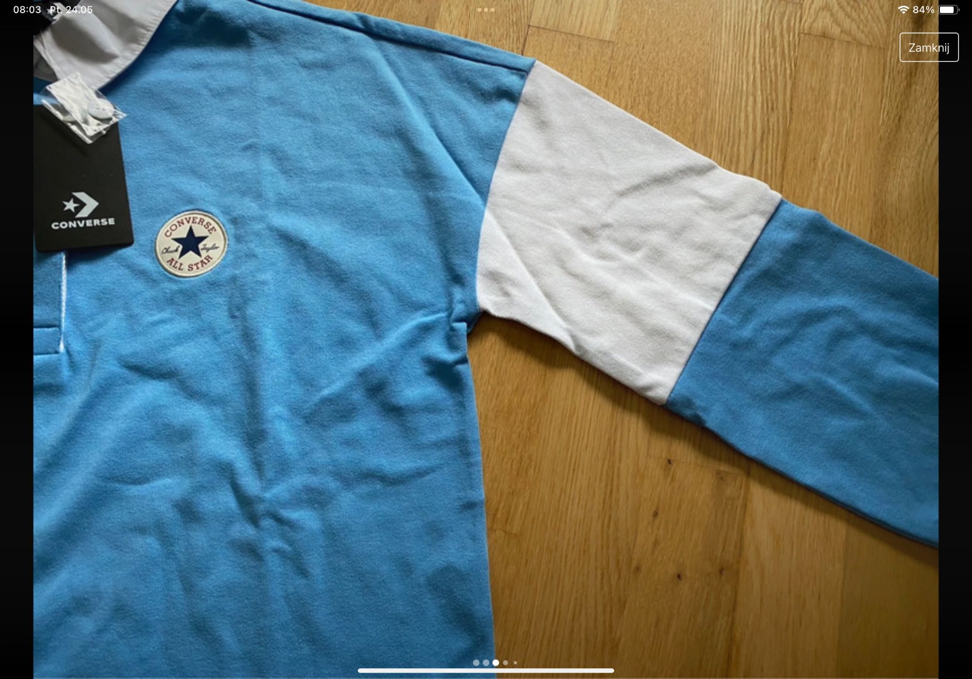 Retro rugby shirt Converse - long sleeved top XS/34/6