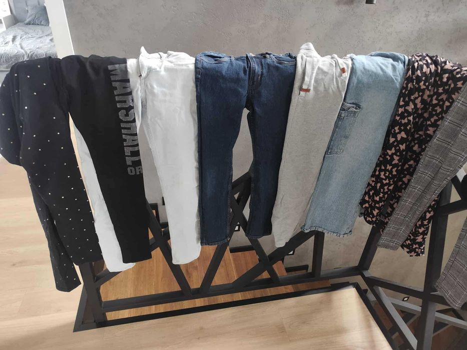 16 par spodni + bluzka gratis 146/152
