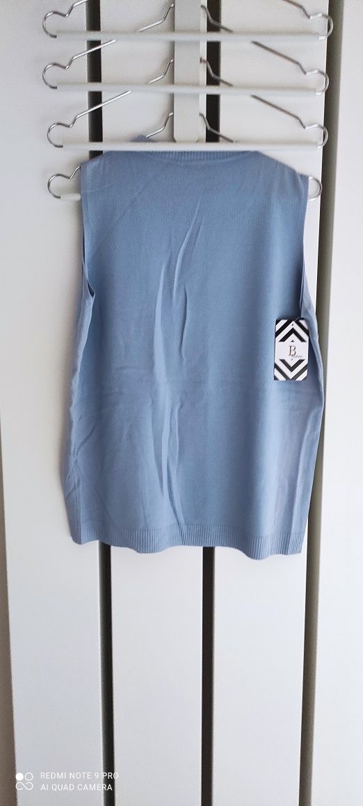 bluzka koszulka b fashion rozm L niebieski sweterek/beby blue
