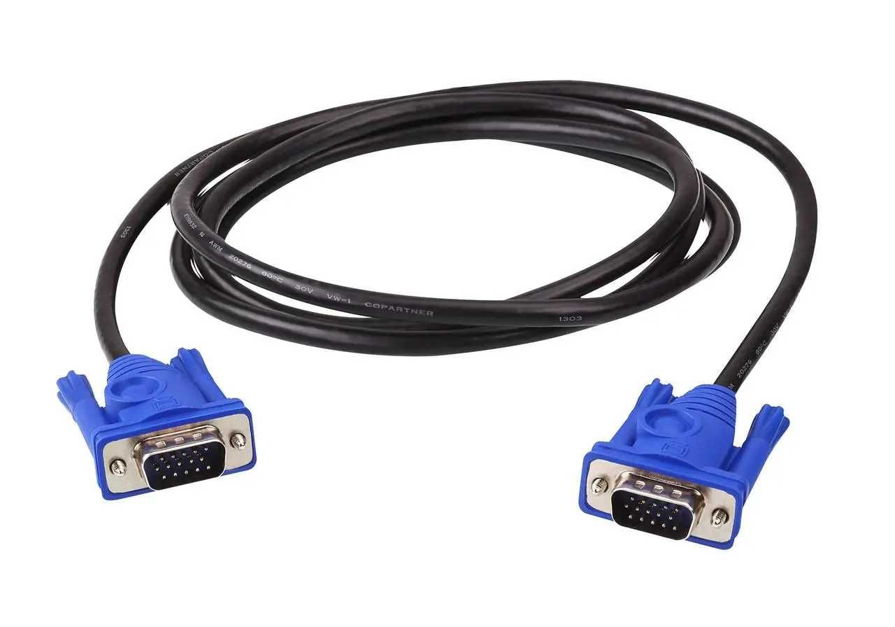 Кабель VGA-VGA для монітора, ПК,  LS Cable & System 1.5м