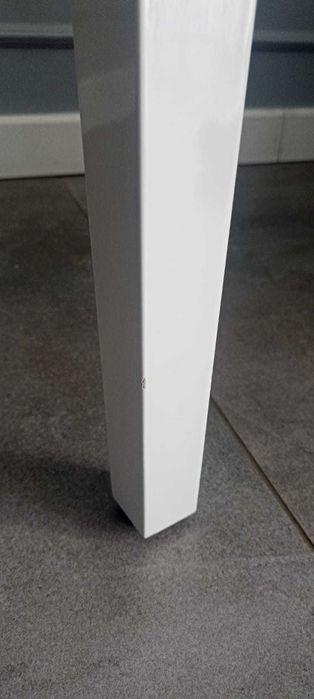 Ława stołek do pianina biały wysoki połysk siedzisko 55x32 cm OPIS