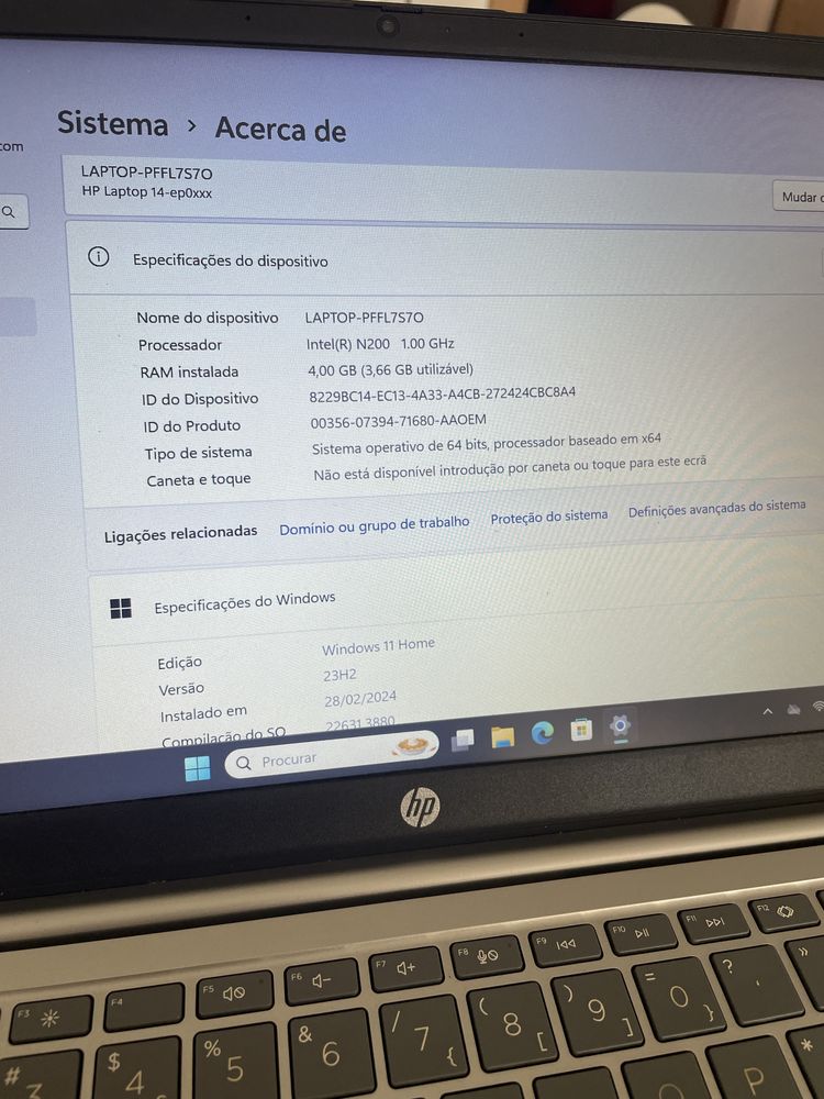 Portatil HP novo Março24