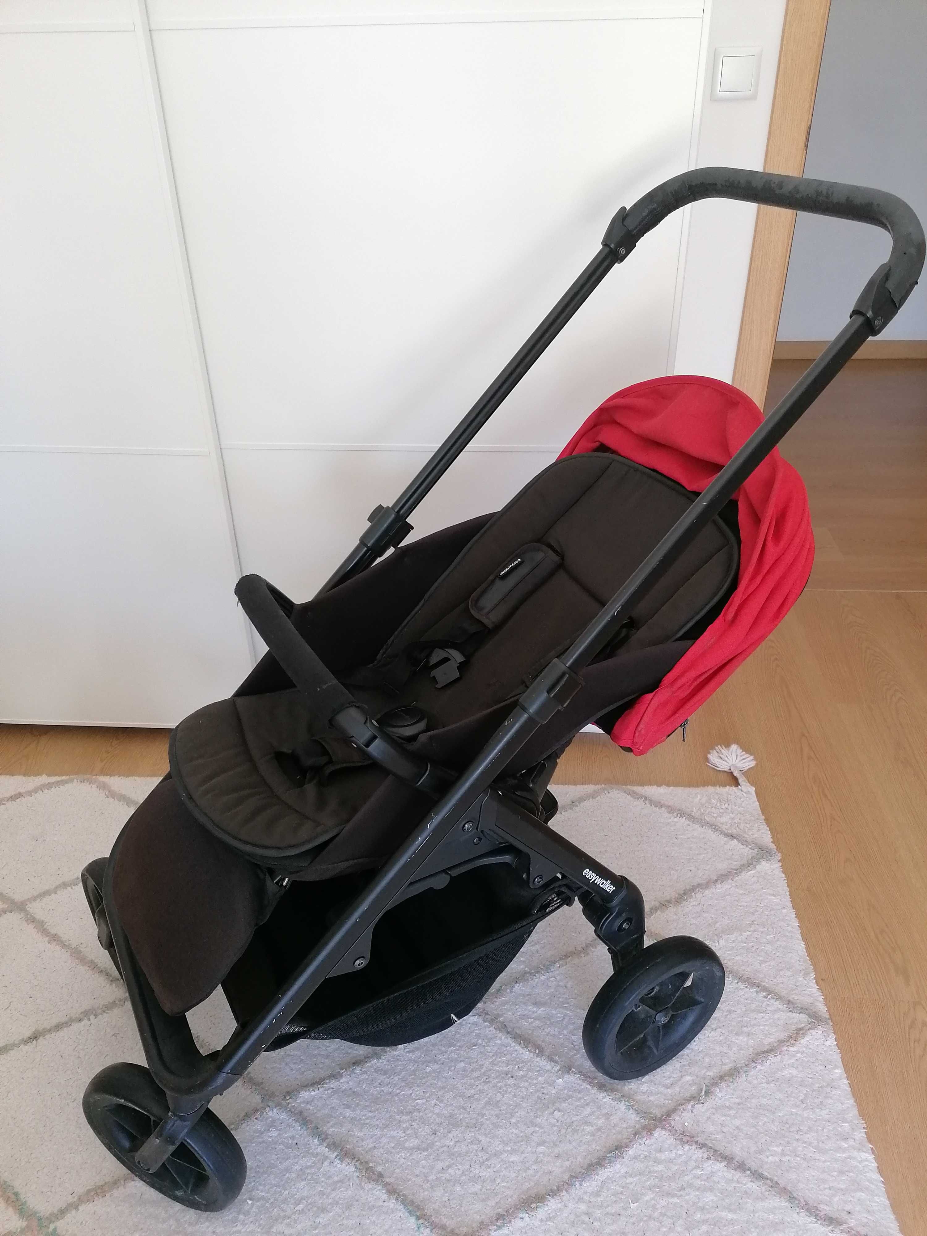 Carrinho passeio Easy Walker Mosey e ovo maxi cosi