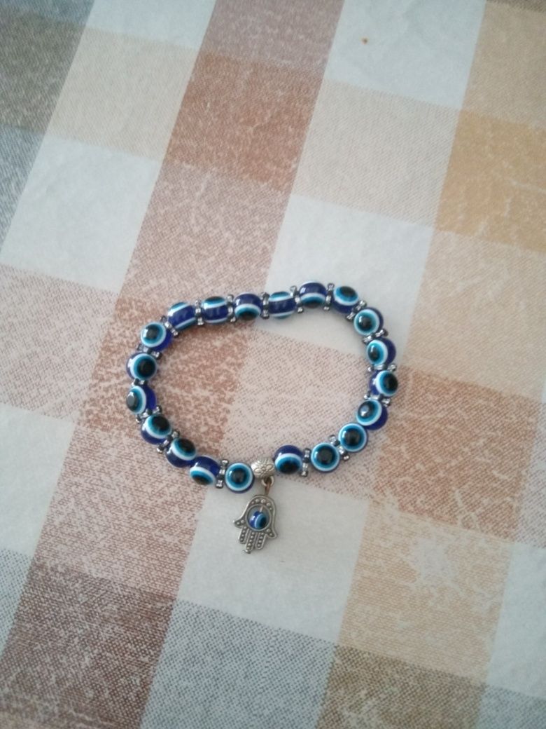 Pulseira olho mau olhado cor azul ( Portes grátis)