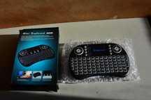 Mini teclado sem fios retroiluminado