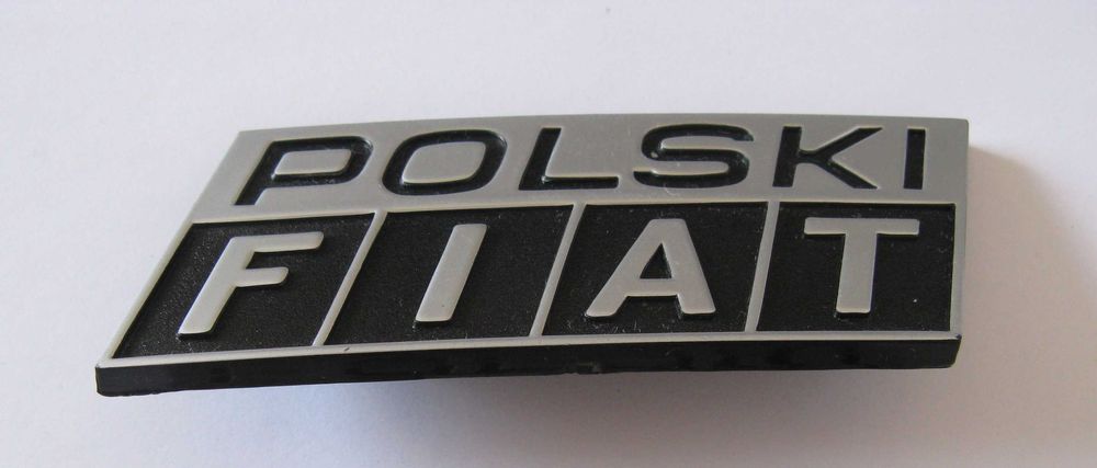 Emblemat, znaczek, logo POLSKI FIAT. Nowy oryginał.