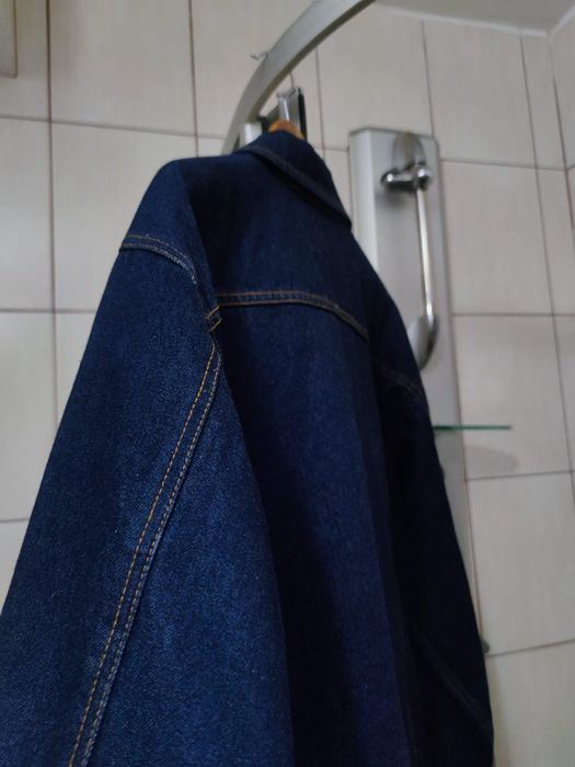 bluza kurtka XL  męska ciemny dark Jeans jeansowa long life quality XL