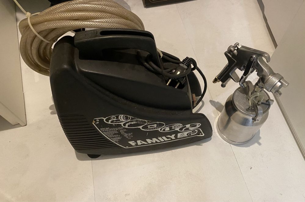 Spreżarka z pistoletem do malowania kompresor powietrza elektryczna