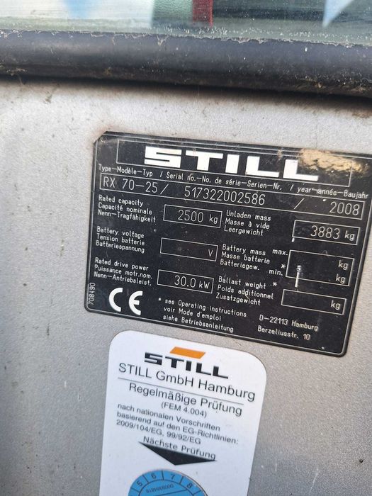 Wózek widłowy widlak STHIL RX70-25 1.9 DIESEL 2008r 2500kg