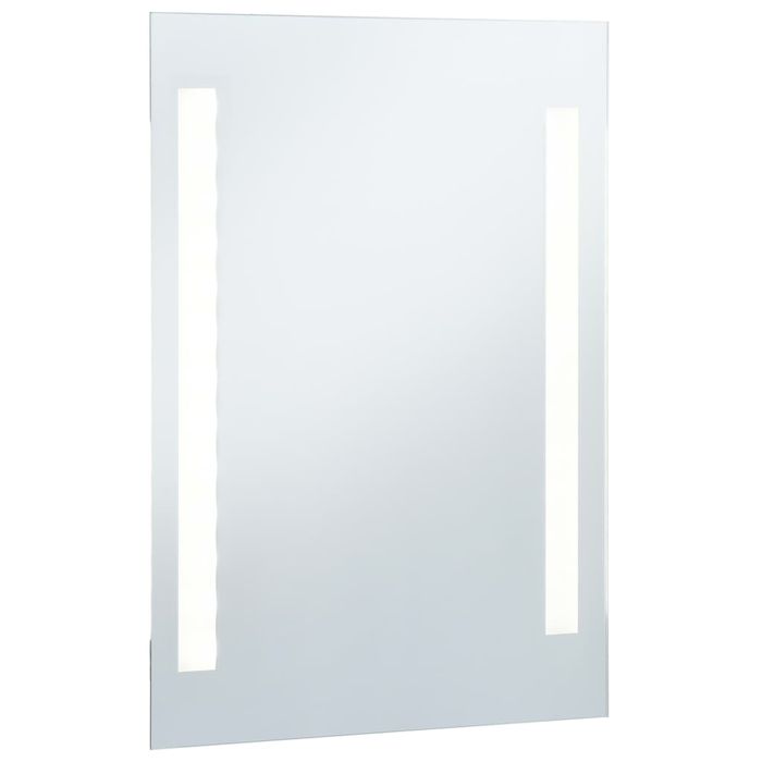 Vidaxl Ścienne Lustro Łazienkowe Z Led, 60 X 100 Cm