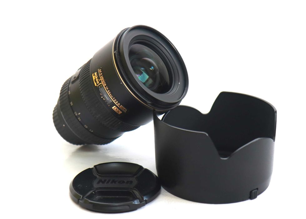 Lente Nikon 17-55mm f\2.8 objetiva em boas condições