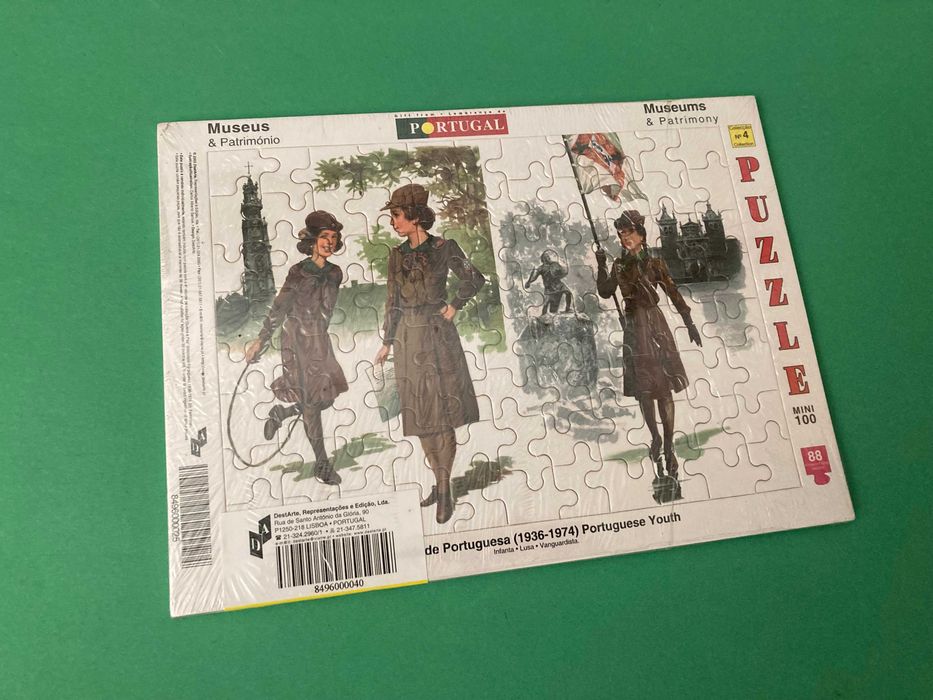 Livro Mocidade Portuguesa Feminina Edições Destarte com Puzzle