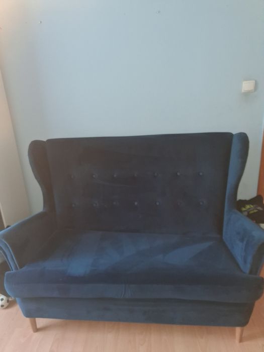 Sofa uszak granatowa