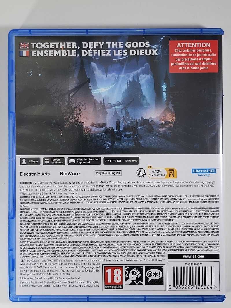 Dragon Age The Veilguard / Gra PS5 / skup - sprzedaż gier / Warszawa