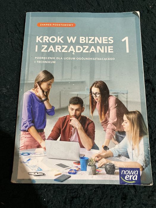 Ksiazka od biznesu i zarządzania klasa 1 liceum