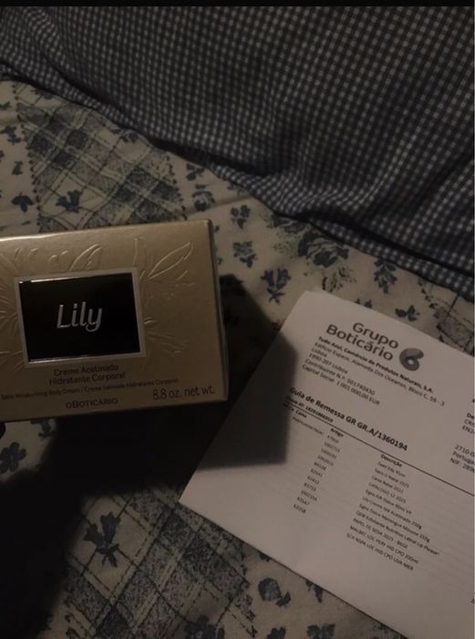 Creme lilly boticario