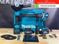 Аккумуляторний Набір 2/1 Makita Болгарка DGA 504 + Шуруповерт DHP 485