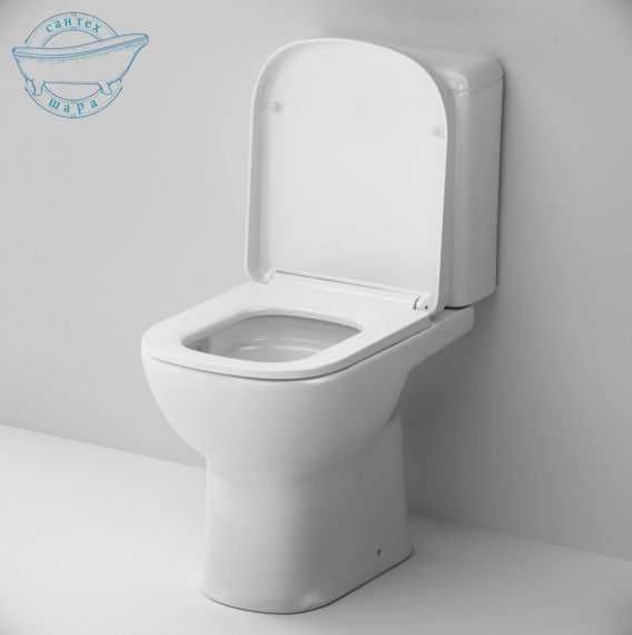 Унітаз підлоговий Am.Pm Sunny AquaSpin CLA8900SC з бачком і сидінням