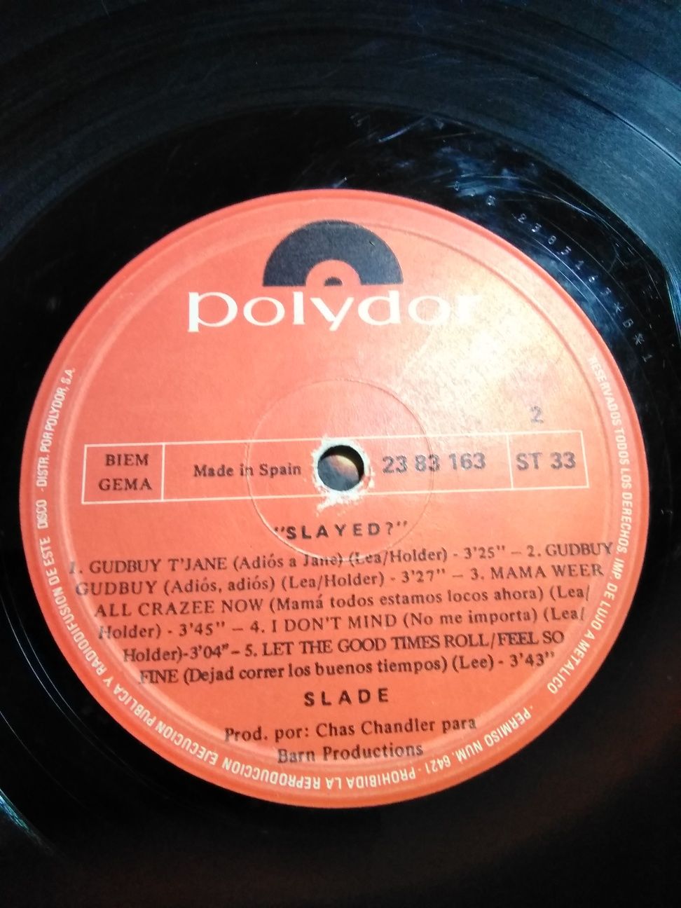 Vinil - Slade " Slayed?"