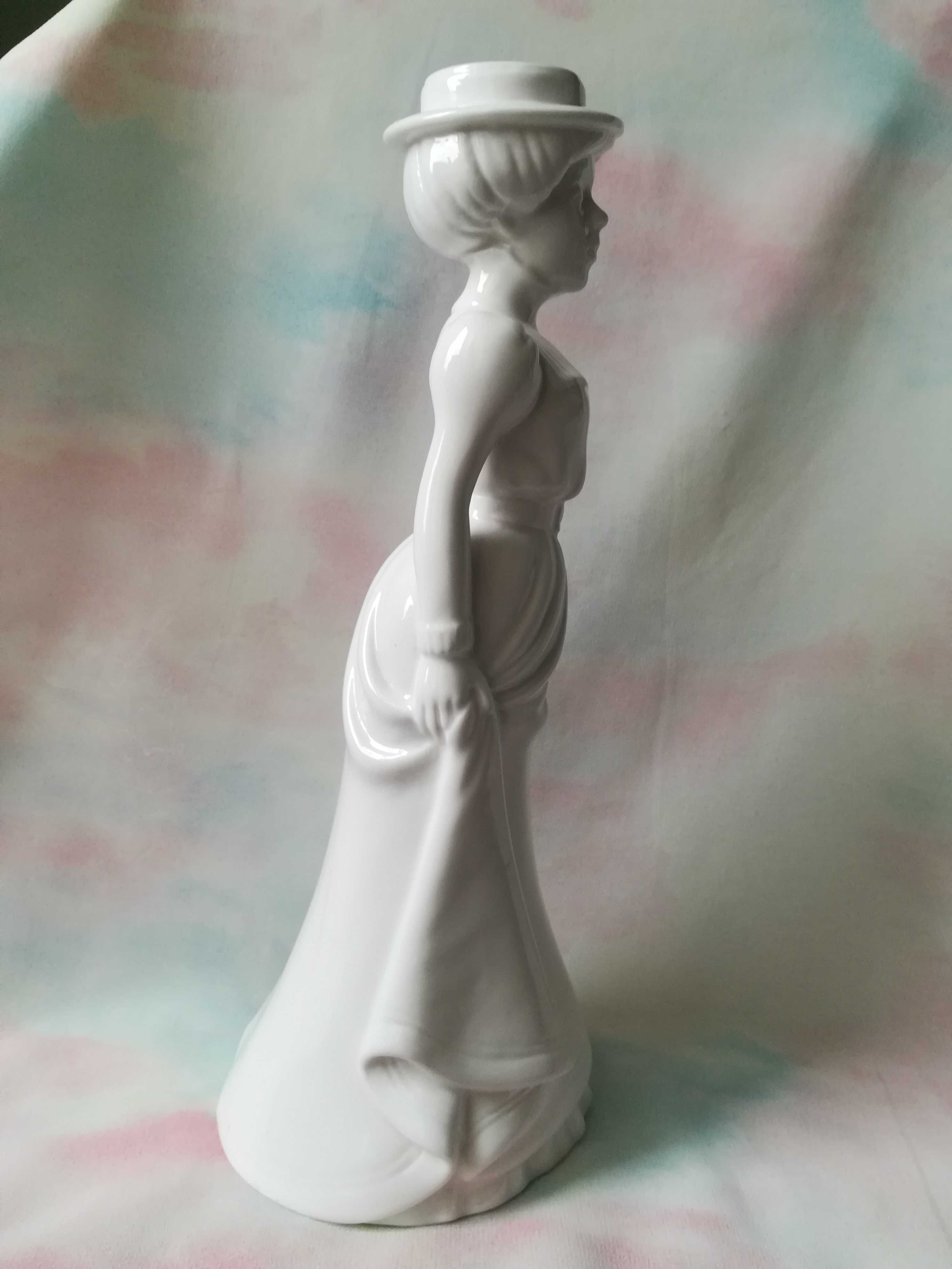 figurka dama porcelana