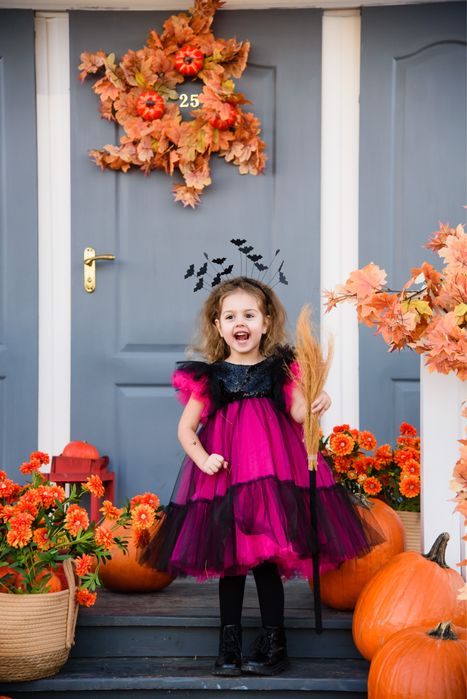 Сукня відьмочки 98 - 104 см 3 - 4 роки