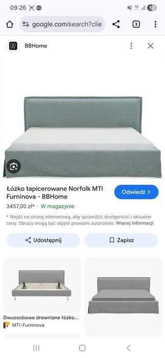 Łóżko do sypialni 160x200