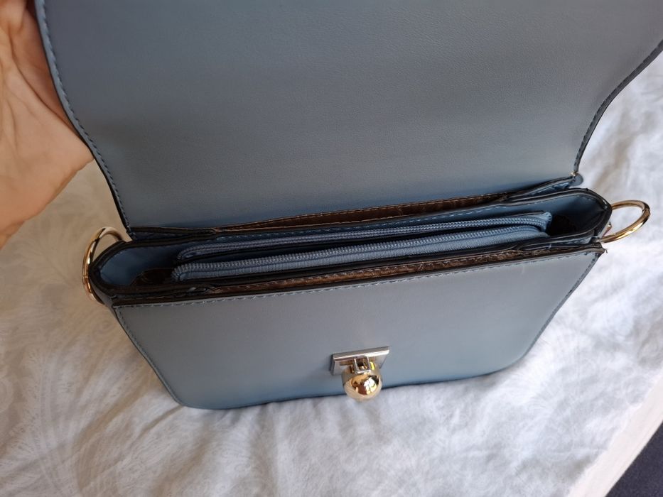 Puccini torebka listonoszka na ramię niebieska