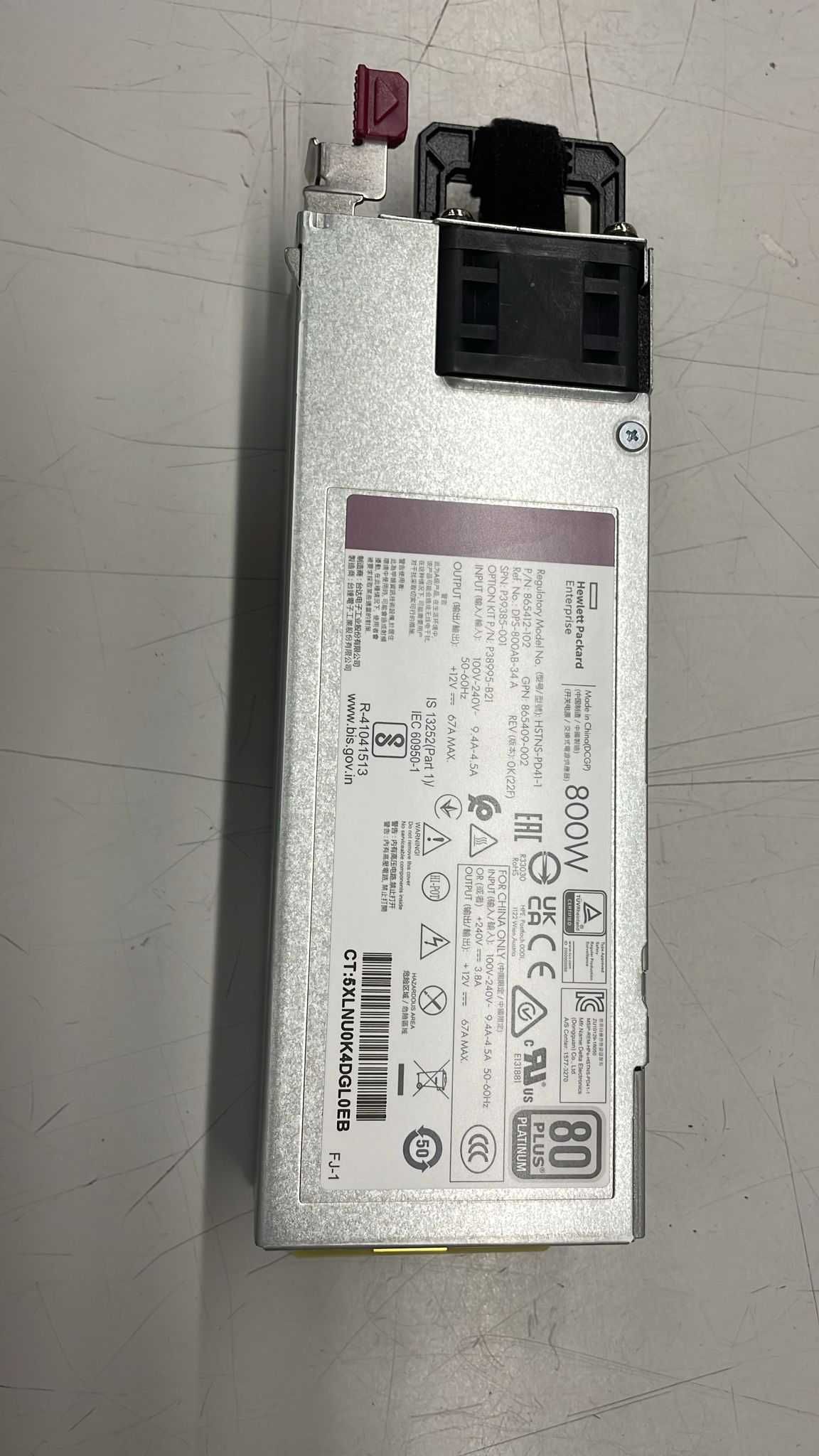 HP 800W Power Supply HSTNS-PD41-1