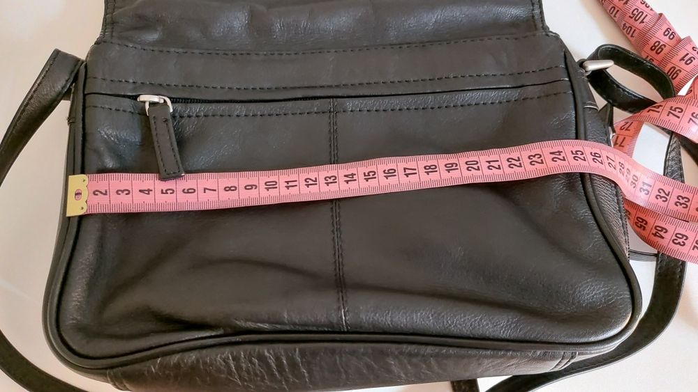 Шкіряна сумка італійського бренду VERA PELLE