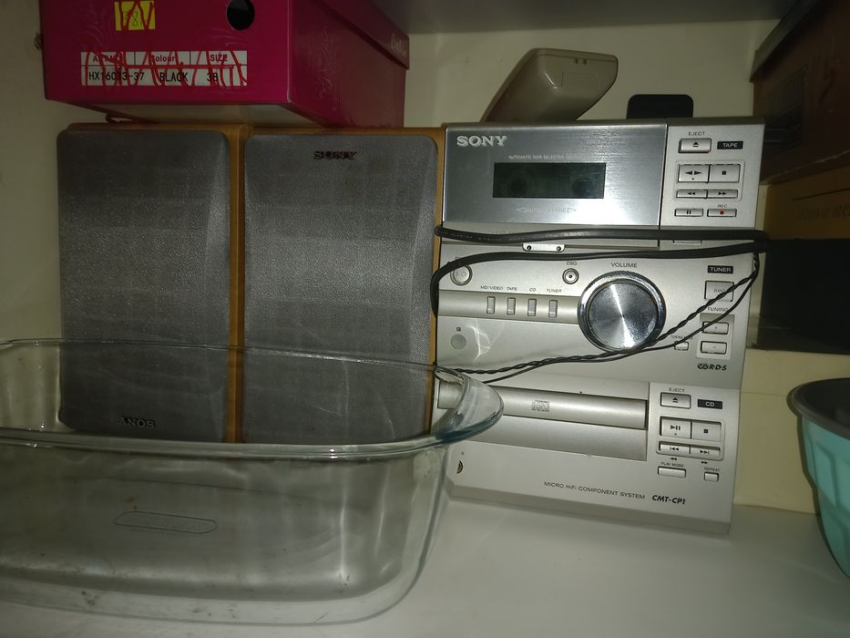 Mini wierza Sony z CD i radiem kaseta autorewers