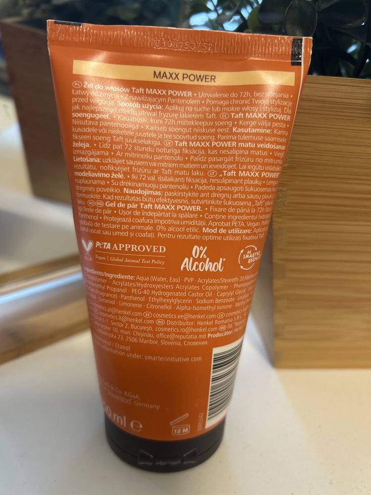 Żel do włosów Taft Maxx Power 8