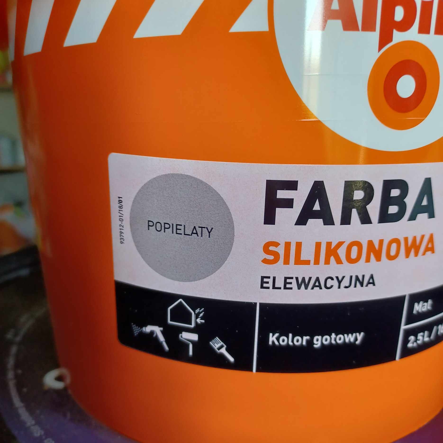 Farba silikonowa  elewacyjna  Alpina