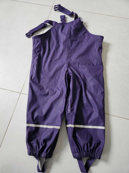 Spodnie przeciwdeszczowe ocieplane