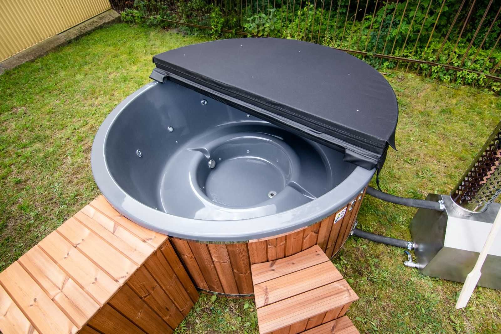 Ruska bania Balia ogrodowa  Jacuzzi Hot Tub SPA Pokrywa Termiczna