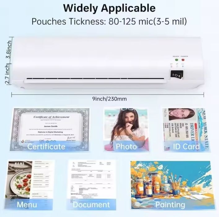 Ламінатор Buyounger SL269, формат до А4, гаряче/холодне ламінування