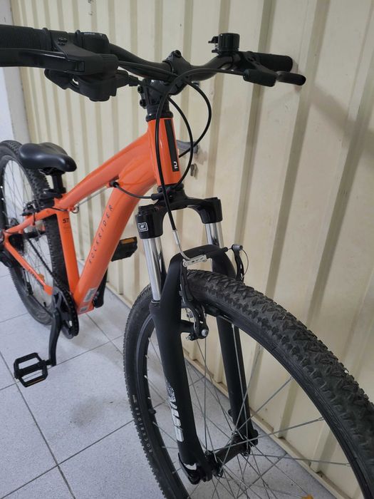 Bicicleta BTT Btwin Rockrider ST500, 26 (laranja)