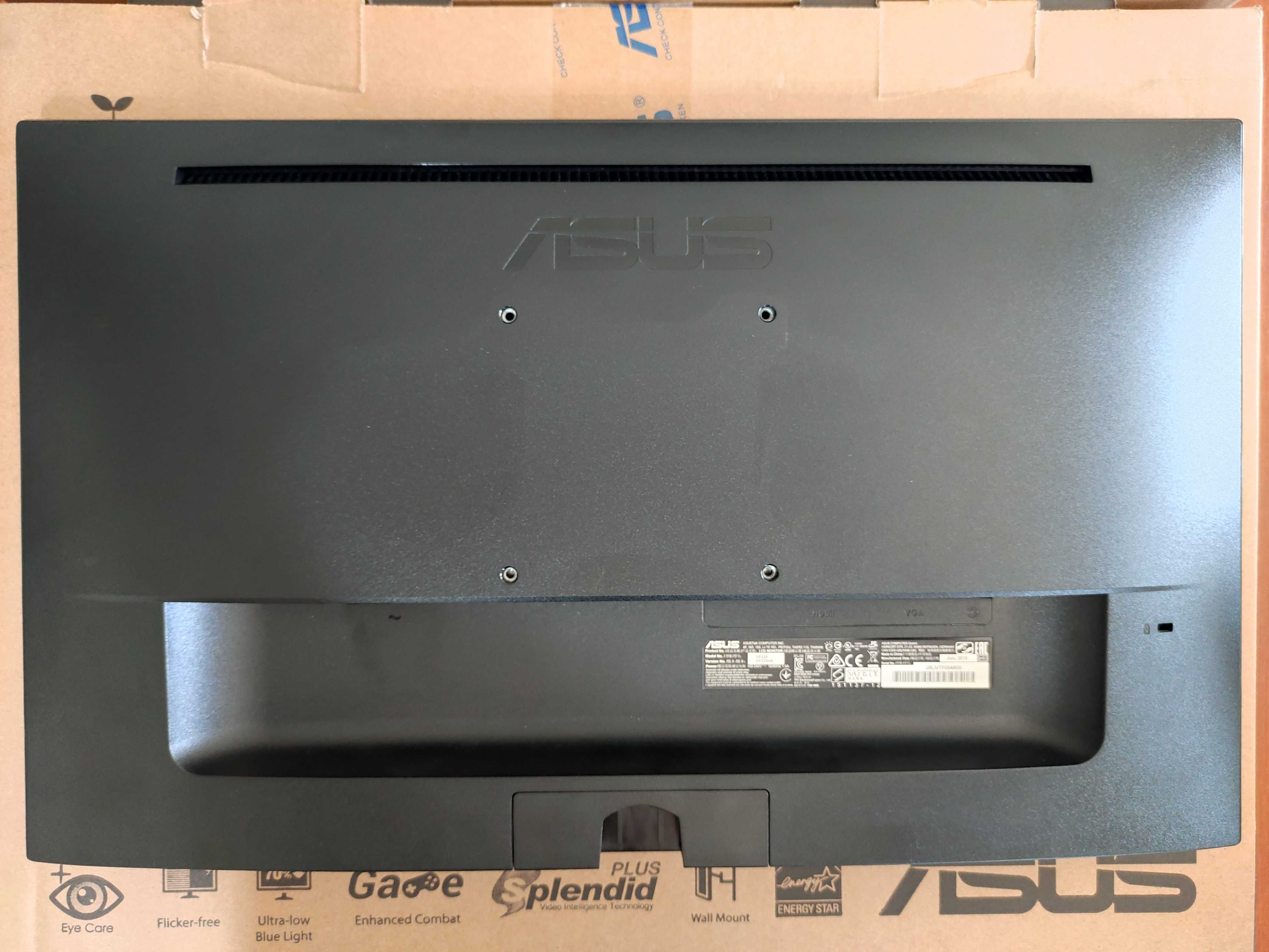 Monitor Asus 21.5" VP228HE FullHD, 1ms, Low Blue Light, Flicker Free