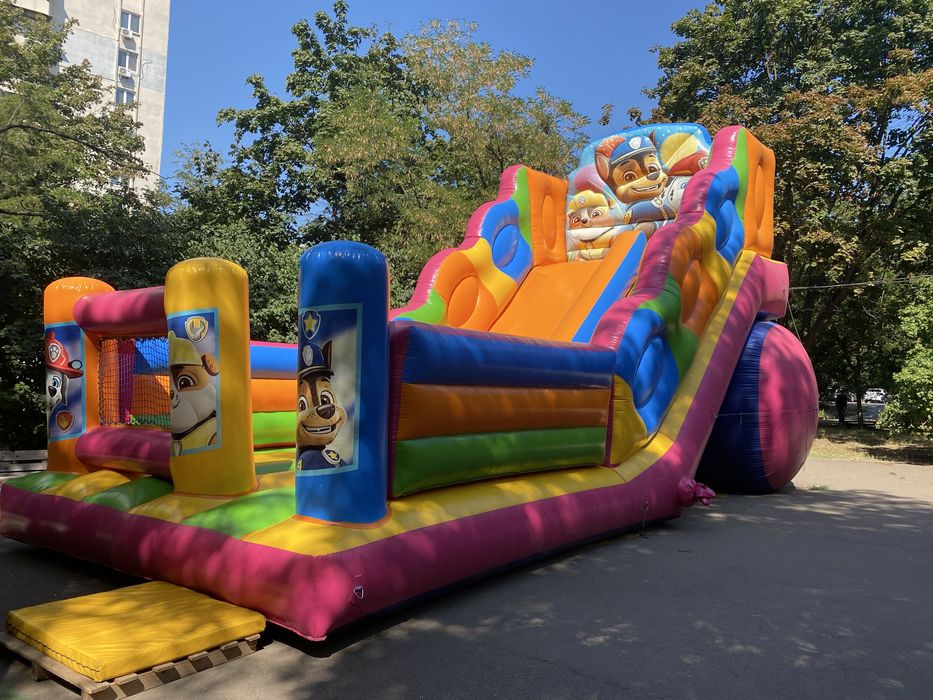 Надувной батут,надувная горка