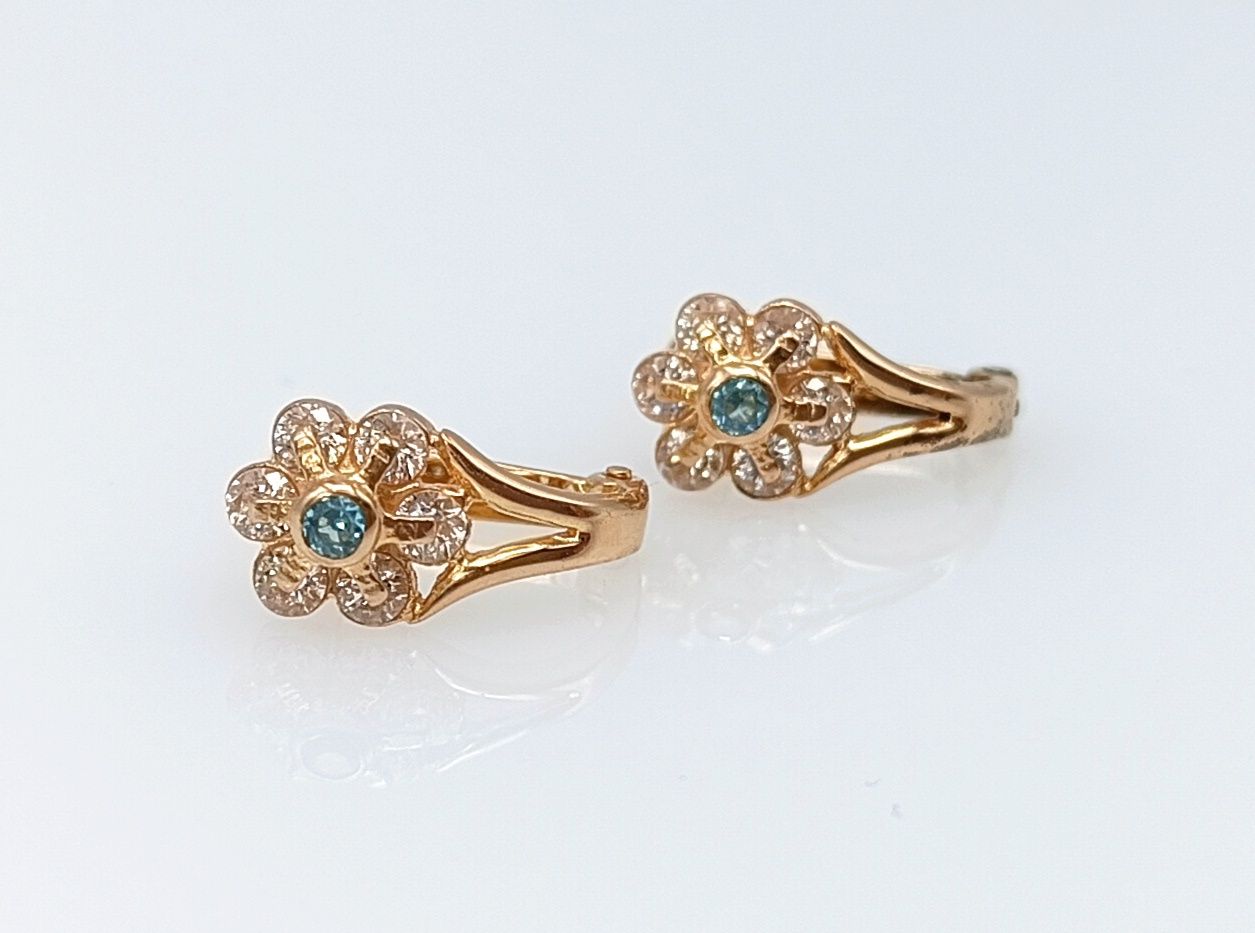 Золотые серьги для детей 585