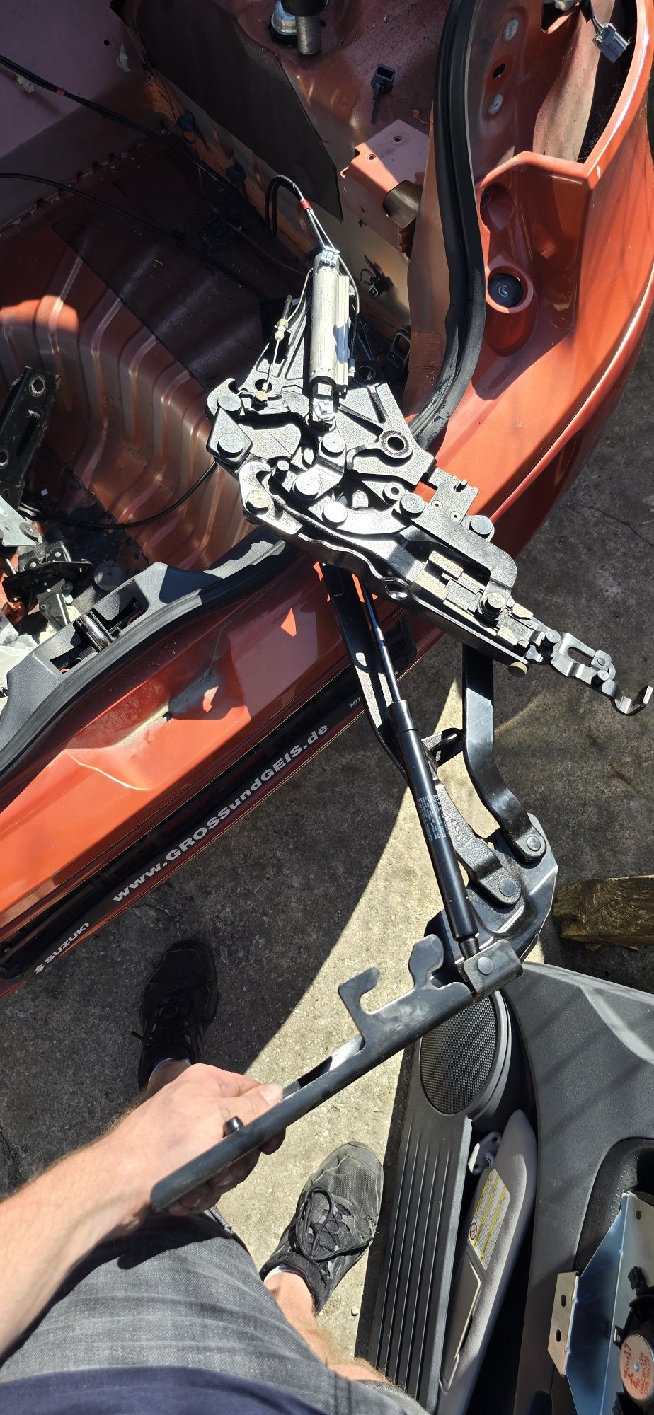 Mitshubishi colt czc cabrio czesci podnosnik szyby colt cabrio